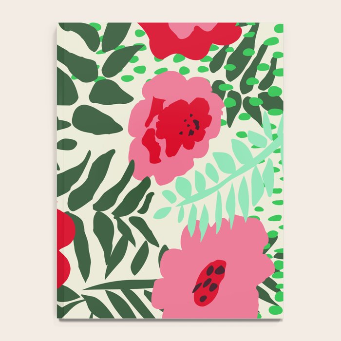 color matters: happy florals in pink light backround Notebook Gallery Image 4