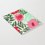 color matters: happy florals in pink light backround Notebook Gallery Image 2