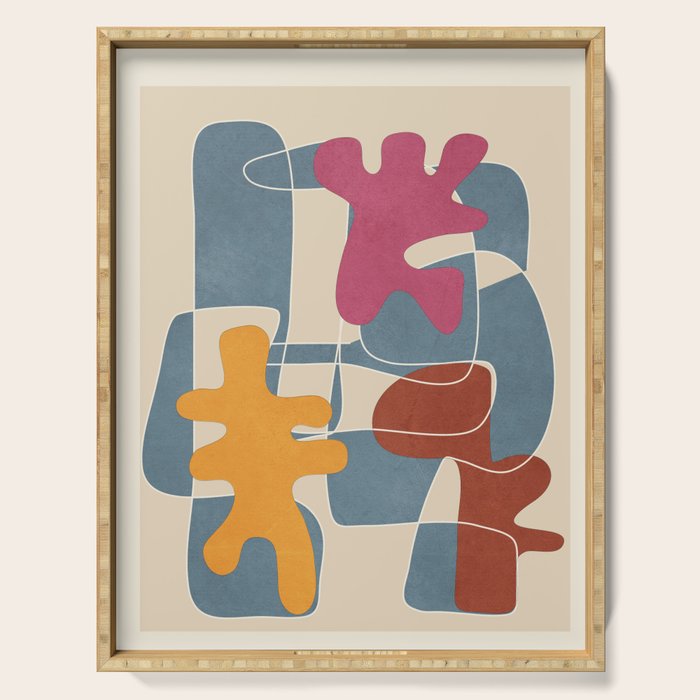 Organic Rhythms 6 Serving Tray Gallery Image 1