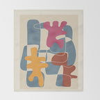 Organic Rhythms 6 Throw Blanket Gallery Image 2