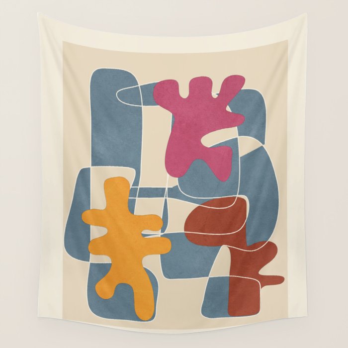 Organic Rhythms 6 Wall Tapestry Gallery Image 4