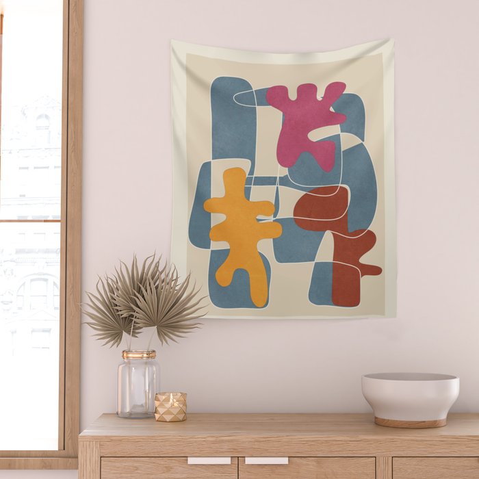 Organic Rhythms 6 Wall Tapestry Gallery Image 2