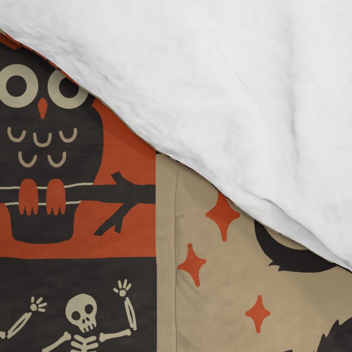 Vintage Halloween Patchwork Comforter Gallery Image 4