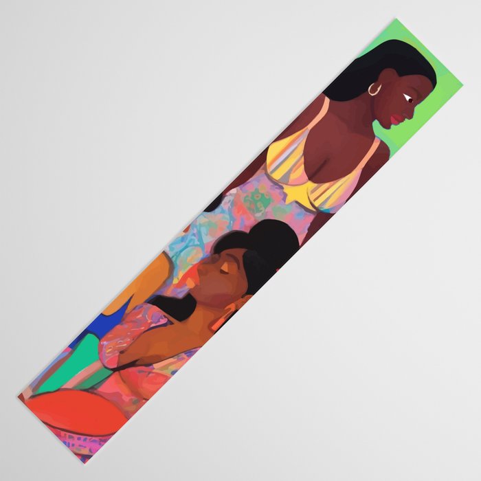 Identities, Woman Equality Human Rights, Female Individuality Feminist People, Friends Eclectic Bohemian Fashion Rustic Support System Painting  Table Runner Gallery Image 3