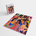 Identities, Woman Equality Human Rights, Female Individuality Feminist People, Friends Eclectic Bohemian Fashion Rustic Support System Painting  Jigsaw Puzzle Gallery Image 2