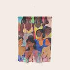 Identities, Woman Equality Human Rights, Female Individuality Feminist People, Friends Eclectic Bohemian Fashion Rustic Support System Painting  Wall Hanging Gallery Image 1