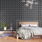 Goth Romantic Vintage Peonies Wallpaper Gallery Image 3