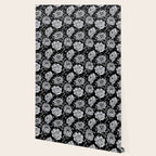 Goth Romantic Vintage Peonies Wallpaper Gallery Image 2