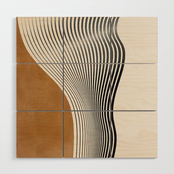 Abstract 18/2 Wood Wall Art Gallery Image 1