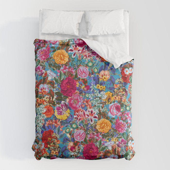 Multicolored Secret Garden Duvet Cover Gallery Image 6