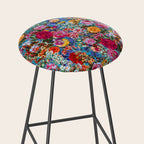Multicolored Secret Garden Stool Gallery Image 2