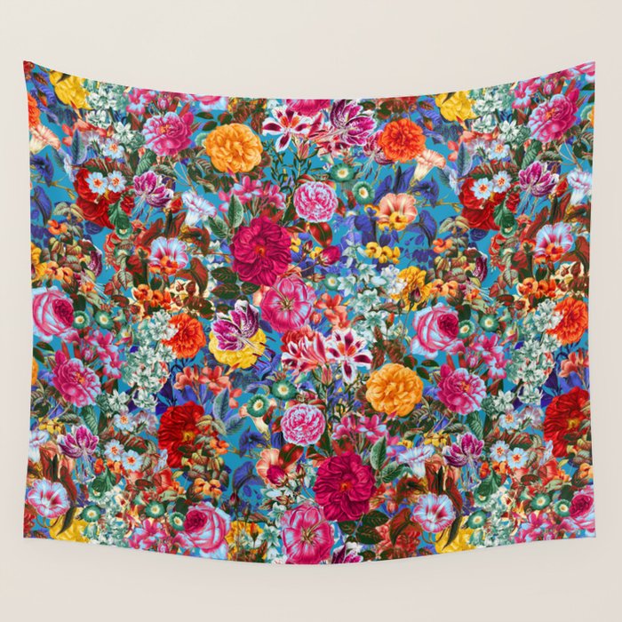 Multicolored Secret Garden Wall Tapestry Gallery Image 4