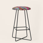 Multicolored Secret Garden Stool Gallery Image 1