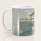 Rain At Shuzenji, Izu - Vintage Japanese Woodblock Print Art By Hasui Kawase Coffee Mug Gallery Image 3