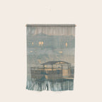 Rain At Shuzenji, Izu - Vintage Japanese Woodblock Print Art By Hasui Kawase Wall Hanging Gallery Image 1