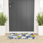 cooldown: blueshade floral pattern Welcome Mat Gallery Image 3