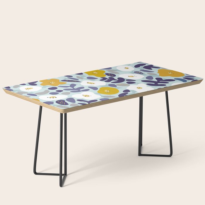 cooldown: blueshade floral pattern Coffee Table Gallery Image 1
