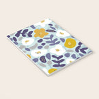 cooldown: blueshade floral pattern Notebook Gallery Image 3