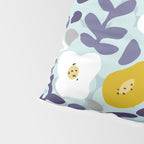cooldown: blueshade floral pattern Pillow Sham Gallery Image 4