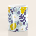 cooldown: blueshade floral pattern Coffee Mug Gallery Image 4