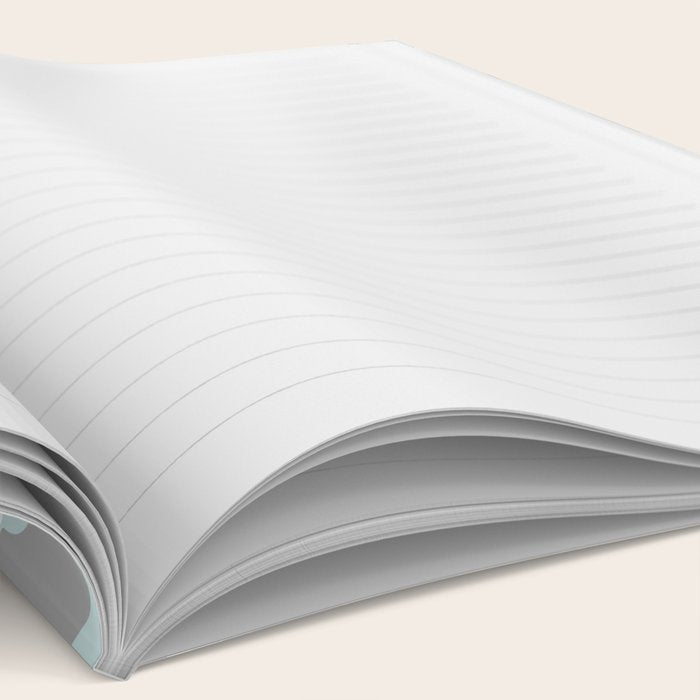 cooldown: blueshade floral pattern Notebook Gallery Image 2