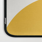 Bold Geometric Shapes Maximalism XII Golden Yellow Laptop Sleeve Gallery Image 3