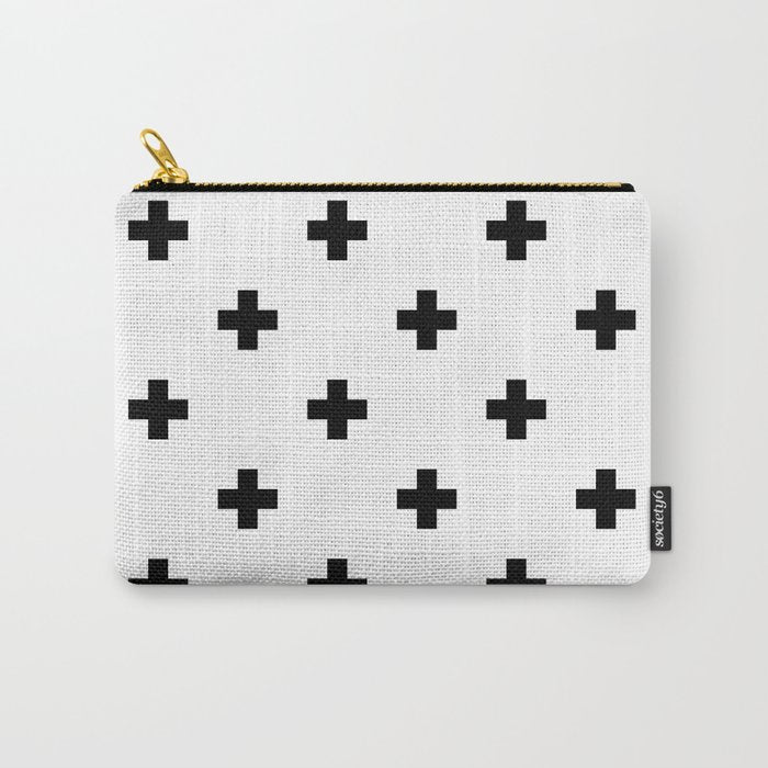 Swiss cross pattern Carry All Pouch Gallery Image 1