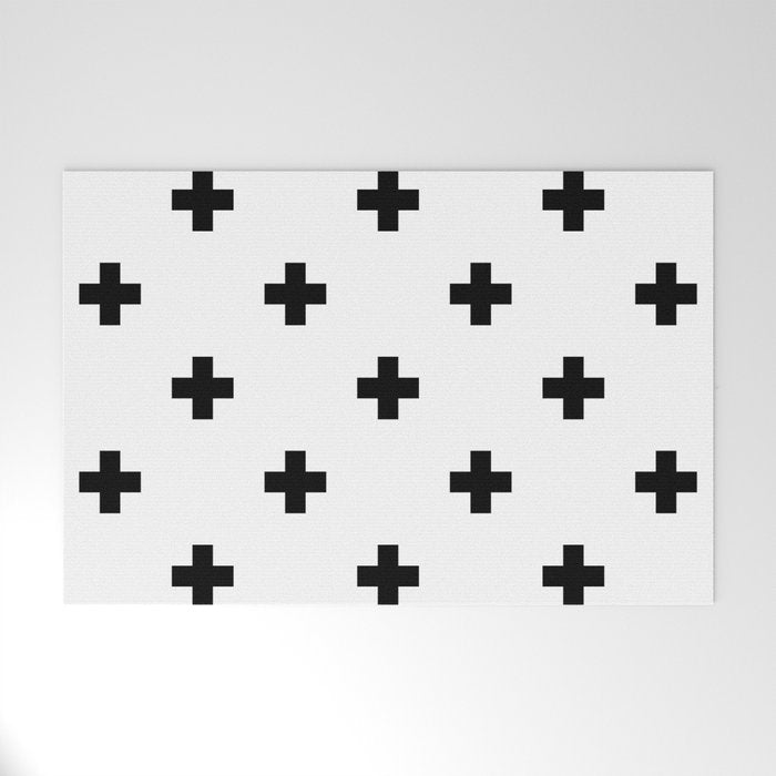 Swiss cross pattern Welcome Mat Gallery Image 1