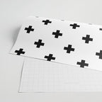 Swiss cross pattern Wrapping Paper Gallery Image 2