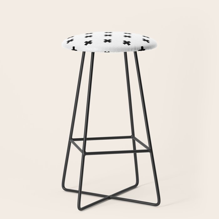 Swiss cross pattern Stool Gallery Image 1