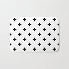Swiss cross pattern Bath Mat Gallery Image 1