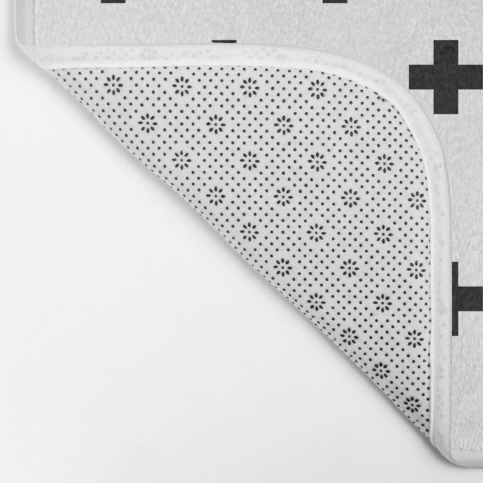 Swiss cross pattern Bath Mat Gallery Image 2