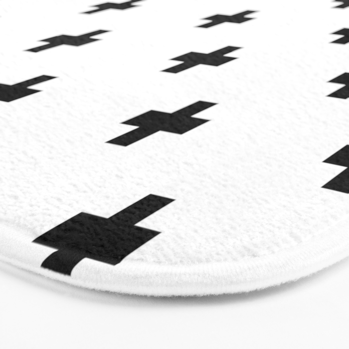 Swiss cross pattern Bath Mat Gallery Image 3