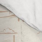 Southwestern Cowboy Toile - Light Brown on Cream Comforter Gallery Image 4