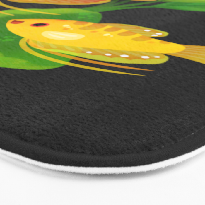 Freshwater fish and plants 1 Bath Mat Gallery Image 3