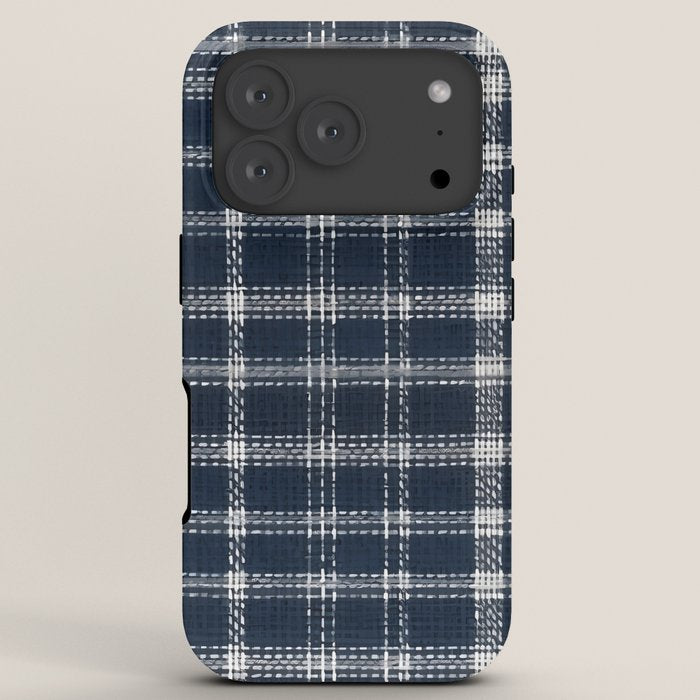Cozy Blue Plaid  iPhone Case Gallery Image 7
