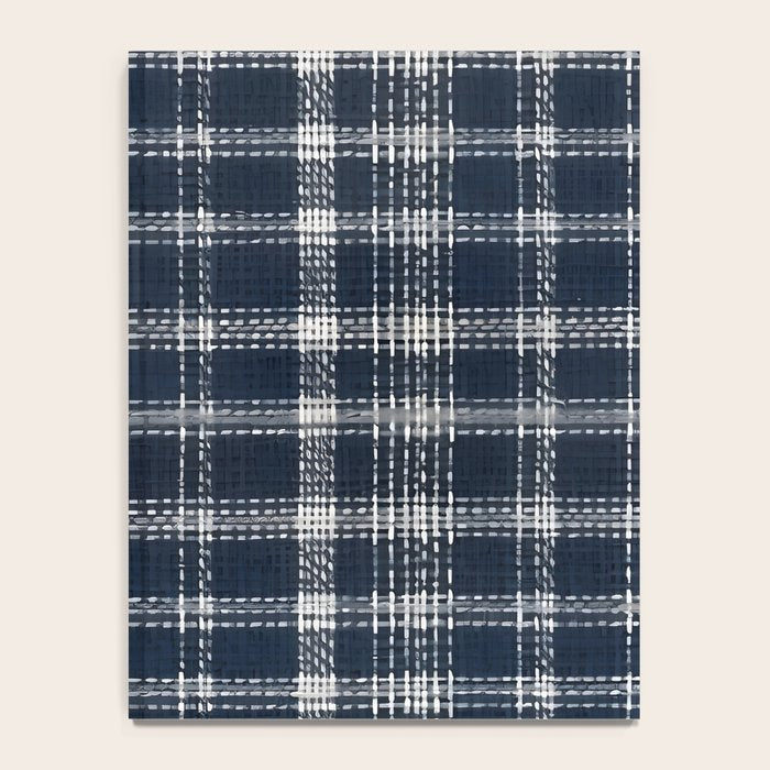 Cozy Blue Plaid  Notebook Gallery Image 4