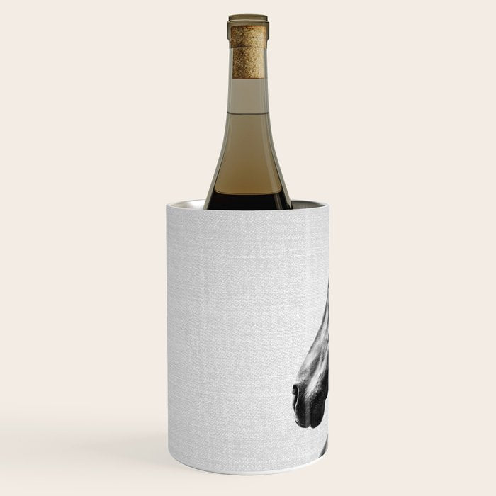 Horses - Black & White 2 Wine Chiller Gallery Image 1