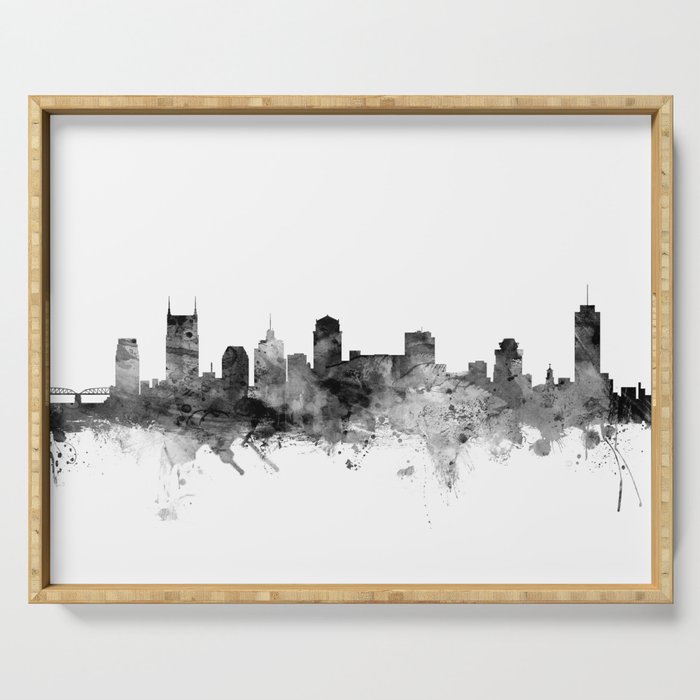 Nashville Tennessee Skyline Serving Tray Gallery Image 1