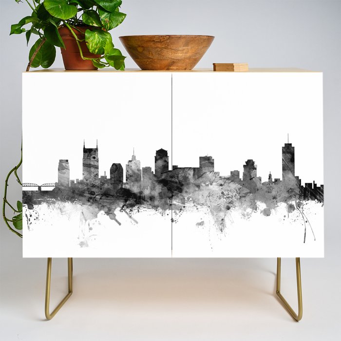 Nashville Tennessee Skyline Credenza Gallery Image 1