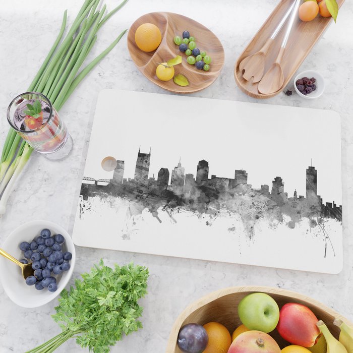 Nashville Tennessee Skyline Cutting Board Gallery Image 2