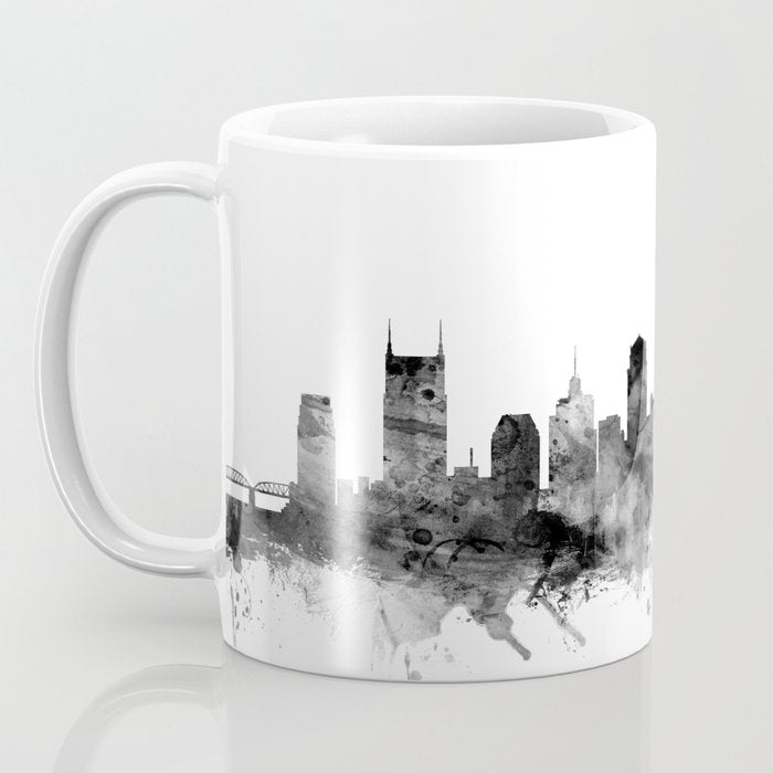 Nashville Tennessee Skyline Coffee Mug Gallery Image 3