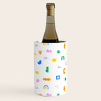 Fun colorful abstract summer shape pattern Wine Chiller Gallery Image 3