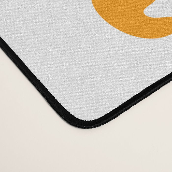 Fun colorful abstract summer shape pattern Desk Mat Gallery Image 4