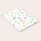Fun colorful abstract summer shape pattern Notebook Gallery Image 2