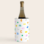 Fun colorful abstract summer shape pattern Wine Chiller Gallery Image 1