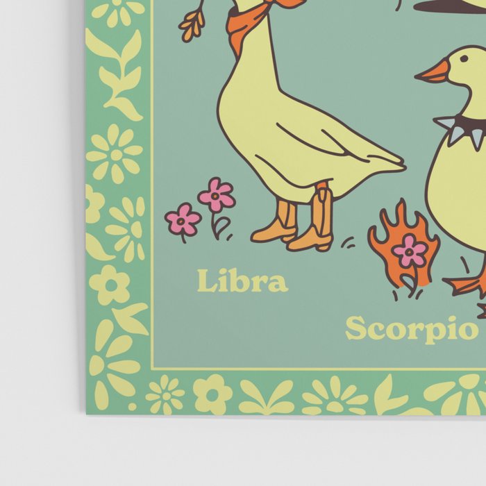 Zodiac Geese Poster Gallery Image 3