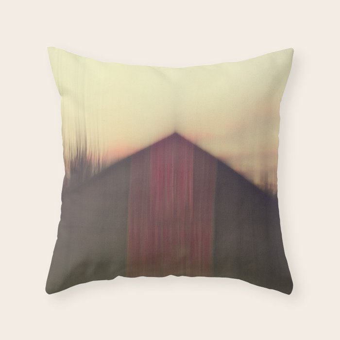Red Barn Throw Pillow Gallery Image 6