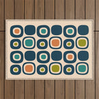 Mid Century Modern Scandinavian Abstract 322 Outdoor Rug Gallery Image 1