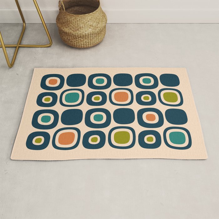 Mid Century Modern Scandinavian Abstract 322 Rug Gallery Image 1
